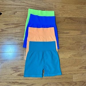 Workout Spandex- Set of 4